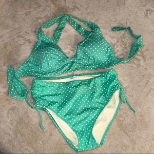 Land’s End Polka Dot Bikini 10